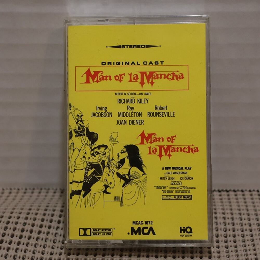 Original Cast Man of La Mancha Cassette MCA Musical Soundtrack